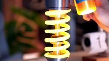 Shock Absorber Table Lamp – Industrial LED Night Light