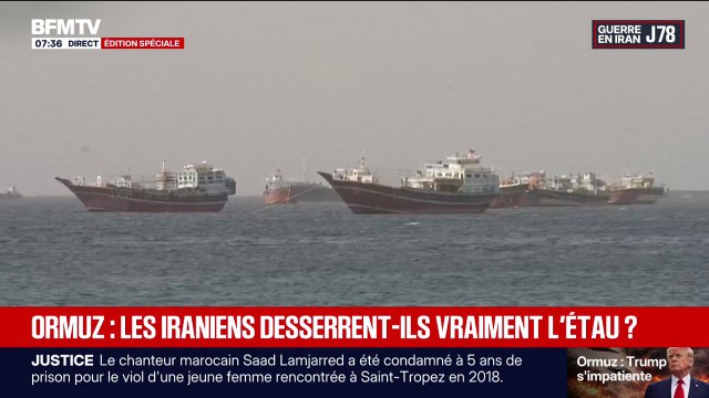 Guerre au Moyen-Orient: l'Iran desserre l'étau sur le détroit d'Ormuz