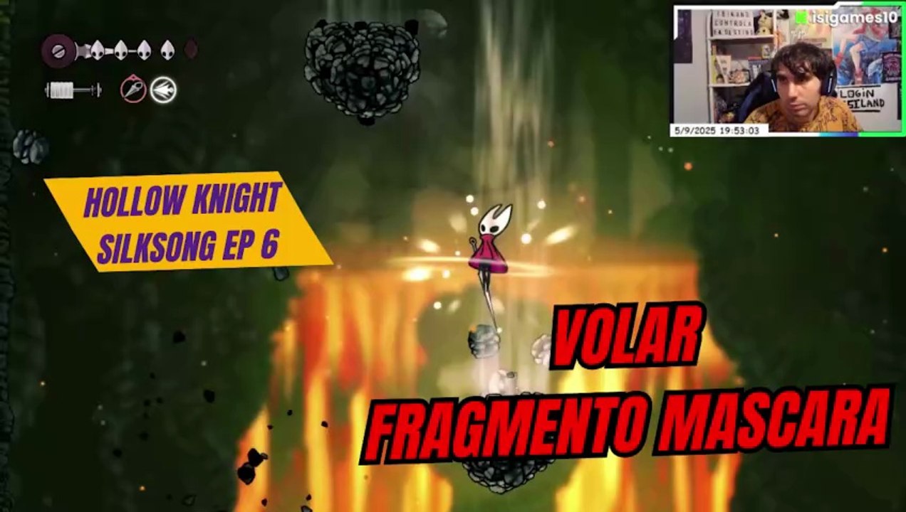 Hollow Knight Silksong Ya podemos volar y conseguimos un trozo de máscara  Ep 6