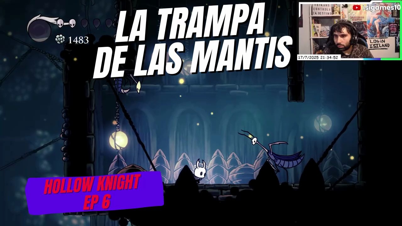 Hollow Knight La peligrosa ruta hacia la Garra de Mantis en el Poblado Mantis  Ep 6