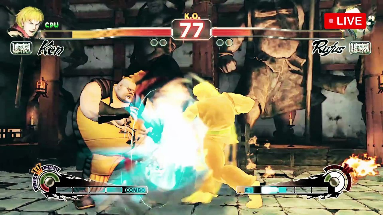 CPU Ken vs CPU Rufus on hardest setting | Who Wins? | USF4