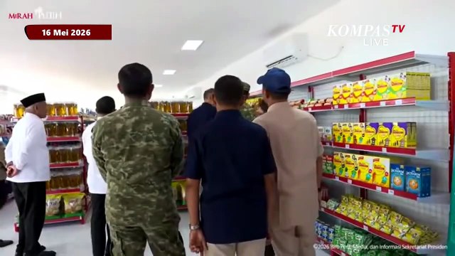 Presiden Prabowo Cek Langsung Gerai Koperasi Desa Merah Putih di Nganjuk, Jatim