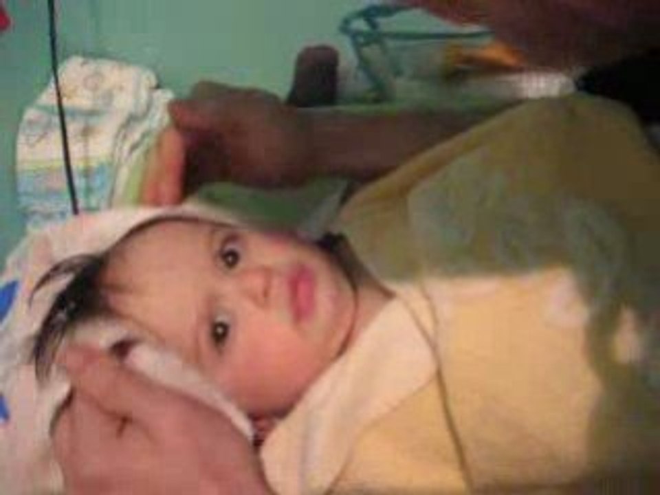 Ismael dans son bain