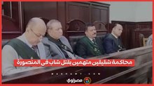 محاكمة شقيقين متهمين بقتل شاب فى المنصورة