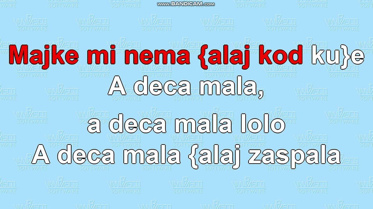 Narodna - I dodji lolo - KARAOKE