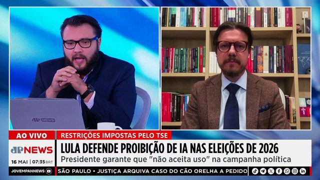 Lula defende proibição de IA nas eleições de 2026; Acacio e Nassa comentam