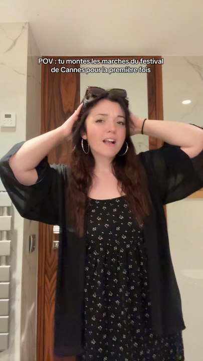 Première montée des marches à Cannes 👠