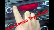 Alfa Romeo Teyp Kodu #radiocode #teypkodu #alfaromeo #blaupunkt