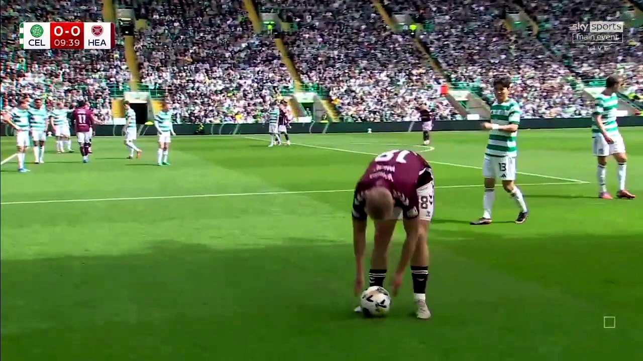 Celtic Vs Hearts 1 half