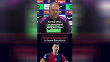 Flick pays tribute to departing Lewandowski