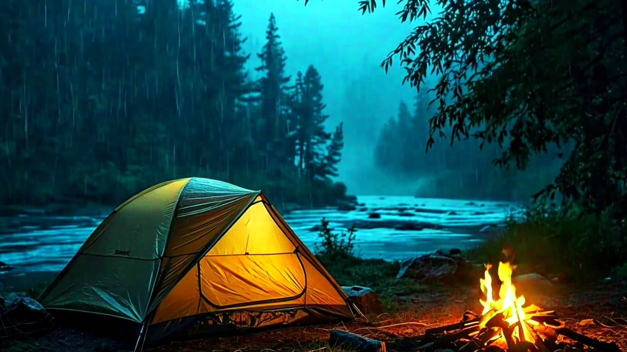 99% of People Fall Asleep Watching This 😴🔥 | Sleep River Fire