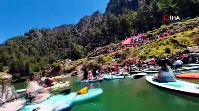 Maviyle yeşilin buluştuğu Burdur’da doğa ve su sporları etkinliği | Ajansspor | IHA