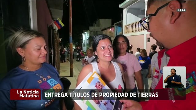 Lara | Más de 60 familias de Colinas del Sur recibieron sus títulos de propiedad de tierras