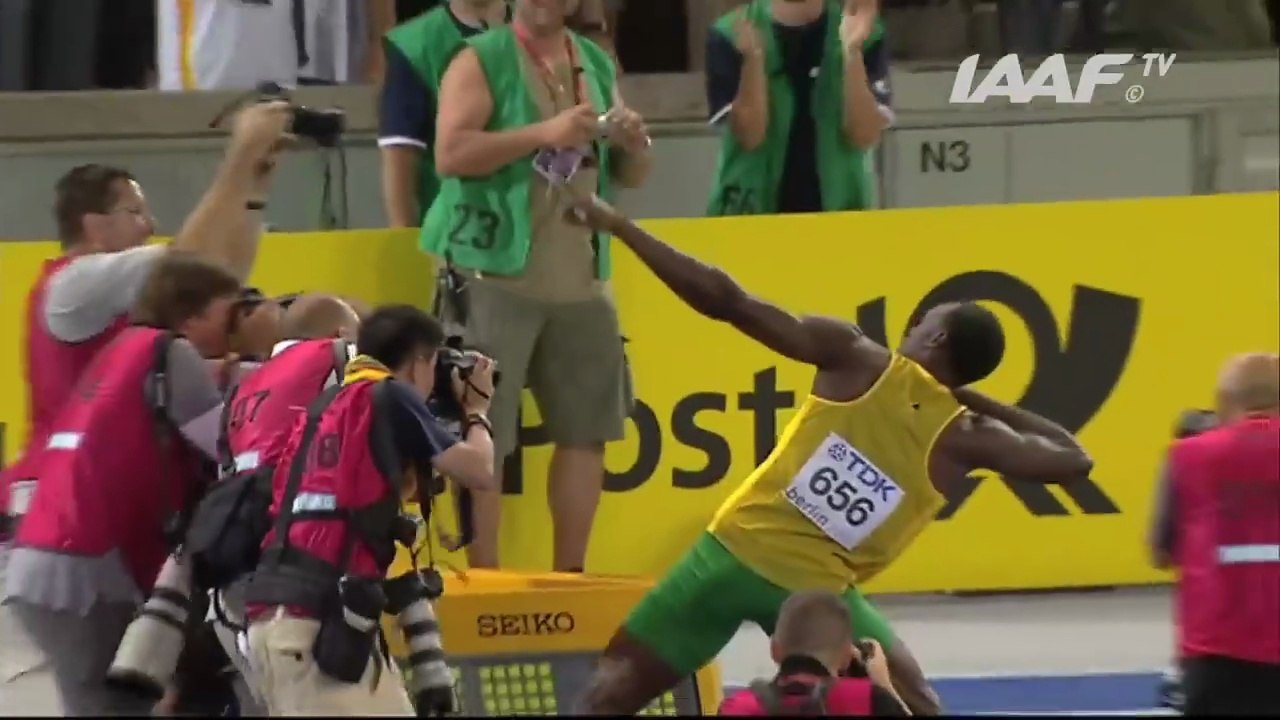 World Record Mens 100m Final World Athletics Championships Berlin 2009
