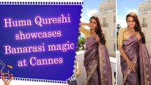 Huma Qureshi brings the timeless charm of Banarasi saree to the Cannes Film Festival