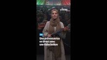Une présentatrice iranienne en direct avec une Kalachnikov
