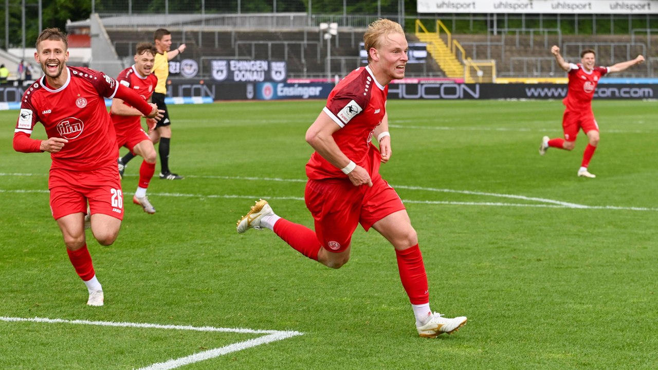 Ganz später Lucky Punch: Essen sichert sich beim Absteiger Ulm die Relegation