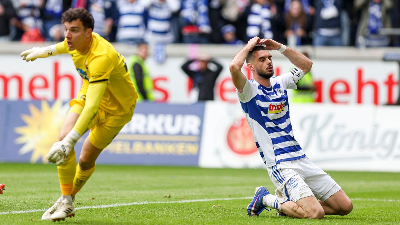Bulic trifft ganz spät den Pfosten: Duisburg verspielt Relegation dramatisch