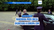 Narendra Modi inicia digressão europeia com visita aos reis dos Países Baixos