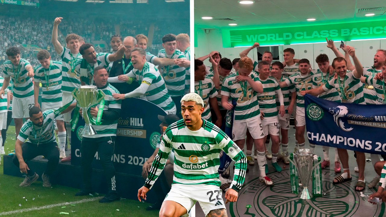 Celtic y Julián Araujo se coronan campeones de la Premiership escocesa y así lo celebran