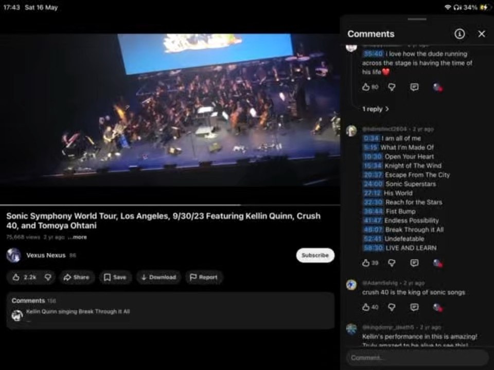 Sonic Symphony- Break Through It All + Live and Learn