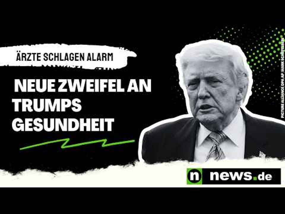 Neue Zweifel an Trumps Gesundheit - Ärzte und Beobachter schlagen Alarm