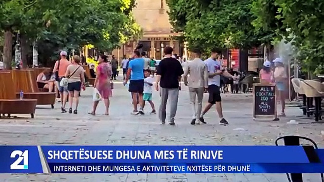 Shqetësuese dhuna mes të rinjve! Interneti dhe mungesa e aktiviteteve nxitëse për dhunë - TV21 (1080p, h264)