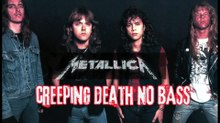 Metallica - Creeping Death Bass guitar backing track for practice