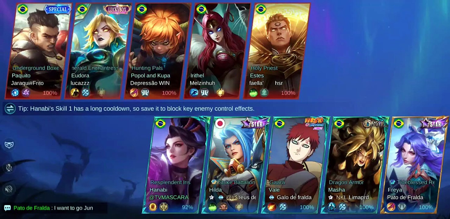 Combo Hanabi e Hilda