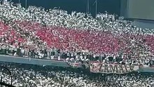 تيفو جمهور الزمالك في نهائي الكونفدرالية "أنا الزمالك"