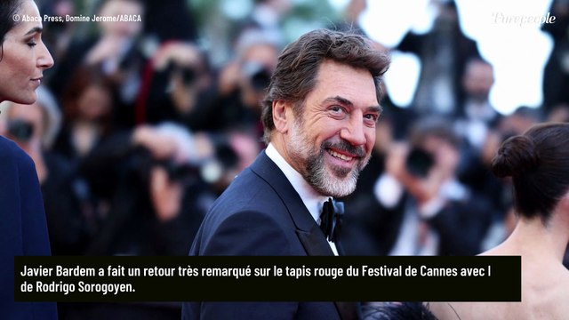Javier Bardem esquisse quelques pas de danse sur le tapis rouge du Festival de Cannes face à Marina Foïs, sublime en brun profond