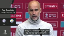 'Not even one beer!' - Pep holding off FA Cup final celebrations until season's end