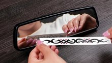 Personalize your car mirror with this idea! 💯