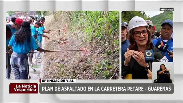 Inician trabajos del Plan de Asfaltado en la carretera Petare - Guarenas