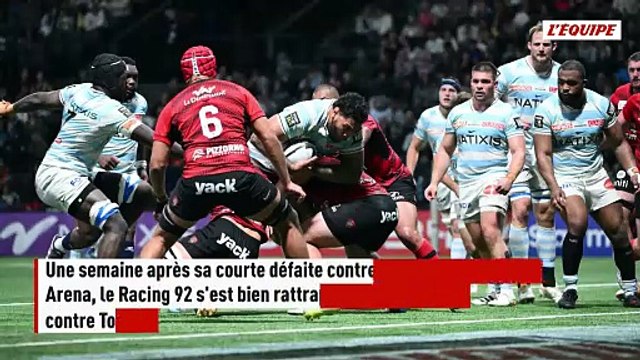 Le Racing 92 s'offre Toulon et met la pression sur Clermont et l'UBB dans la course à la phase finale du Top 14 - Rugby - Top 14