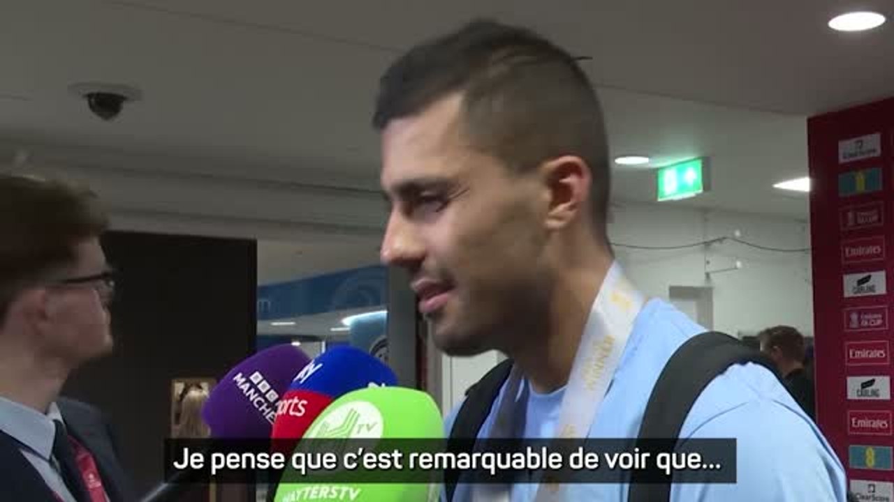 Man. City - Rodri : "La constance de Pep Guardiola et cette équipe, c'est remarquable"