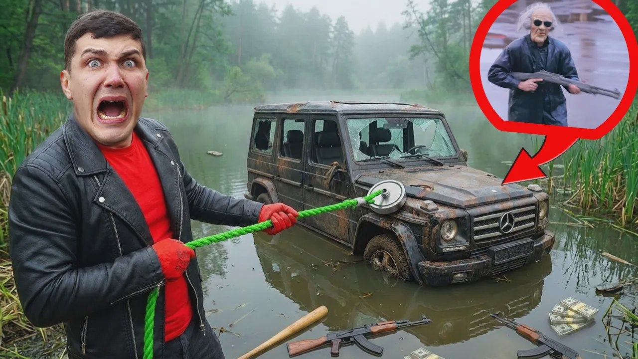 On a retrouvé des objets flippants là où un Mercedes Classe G de bandits a coulé !