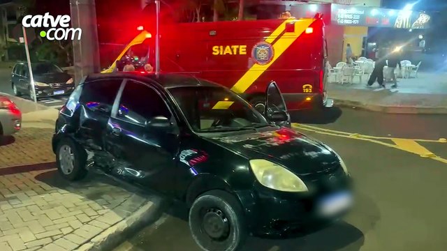 Homem fica ferido em acidente no bairro Universitário em Cascavel