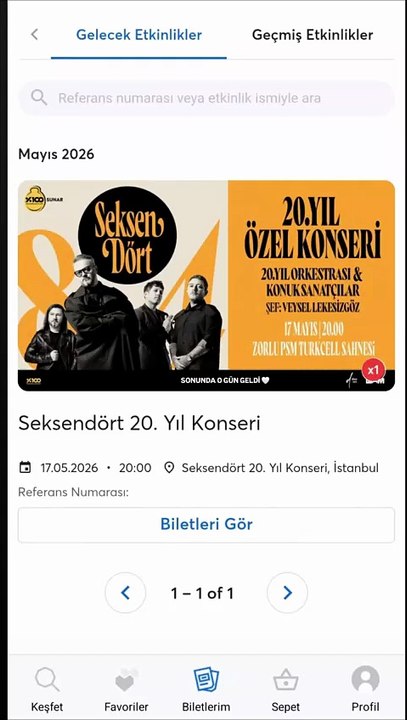 Sonunda o gün geldi; Seksendört'ün 20. Yıl Konseri bugün saat 20:00'de Zorlu PSM Turkcell Sahnesi'nde.