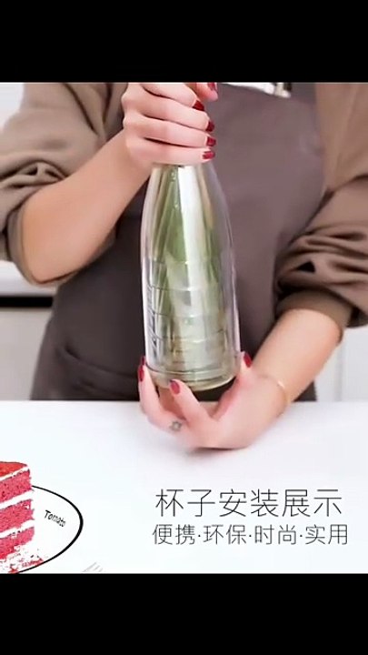 Plastic Wine Glasses Set with Storage Bottle