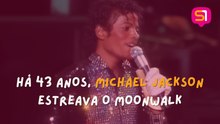 HÁ 43 ANOS, MICHAEL JACKSON ESTREAVA O MOONWALK