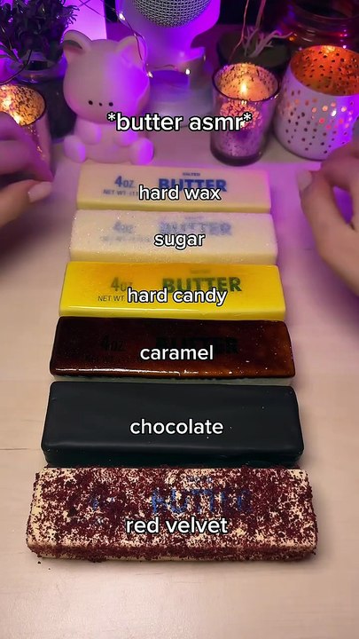 candy butter squishies ASMR🧈🍬 #asmr #squishy