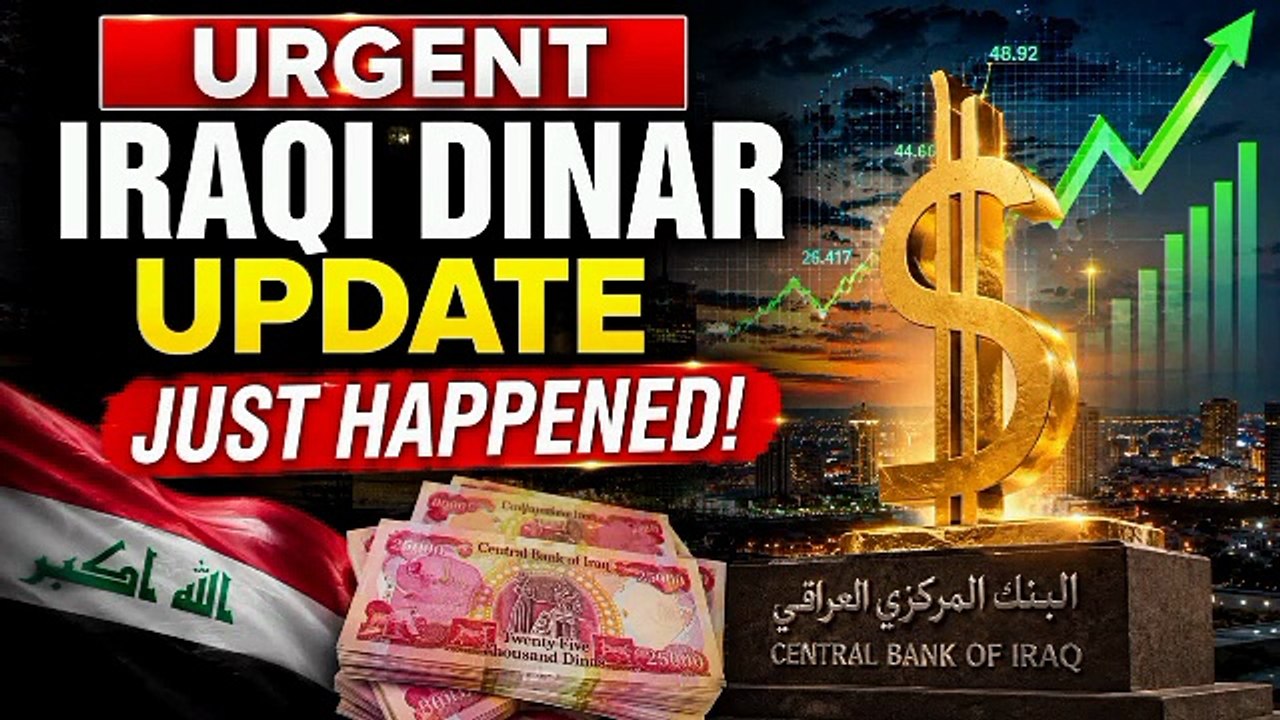 🚨 URGENT IRAQI DINAR UPDATE JUST HAPPENED! 💸