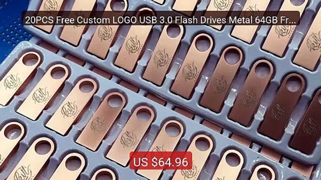 20PCS Free Custom LOGO USB 3.0 Flash Drives Metal 64GB Free logo Bl... — Top Rated 2026 | Buy Now!