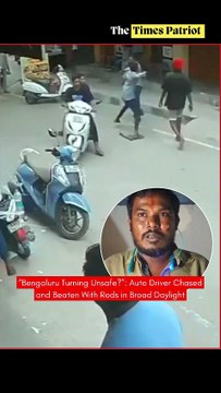 “Bengaluru Turning Unsafe?”: Auto Driver Chased and Beaten With Rods in Broad Daylight