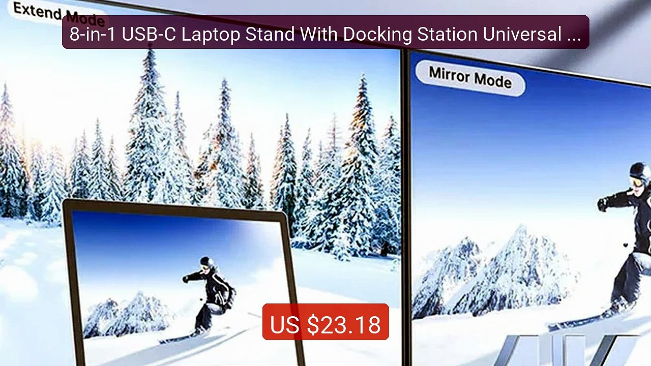 8-in-1 USB-C Laptop Stand With Docking Station Universal US... — Top Pick 2026 | Unbeatable Price!