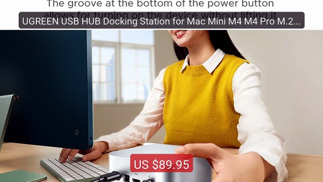 UGREEN USB HUB Docking Station for Mac Mini M4 M4 Pro M.2 N... — Top Pick 2026 | Unbeatable Price!