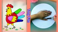 How to Draw Animals Using Your Hand | Fun & Simple Drawing Ideas