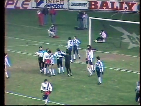 PARIS SG - LE HAVRE - 1986 - SAISON 1985/1986 -