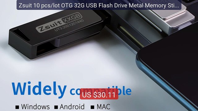 Zsuit 10 pcs/lot OTG 32G USB Flash Drive Metal Memory Stick USB 3.... — Best Deal 2026 | Shop Now!